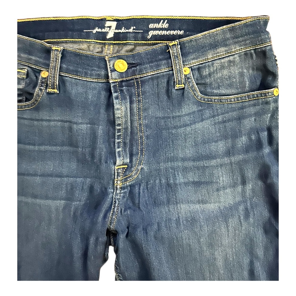 7 For All Mankind Gwenevere Ankle Jeans Size 31